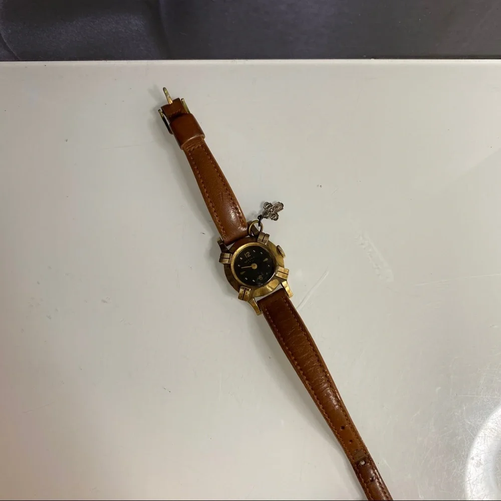 Nastrix 7J automatic 14k gold‎ watch